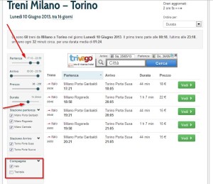 Treni Milano - Torino, Italo - 10 Giugno 2013 - viRail