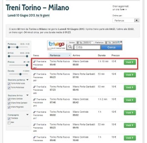 Treni Torino - Milano, Trenitalia Lunedì 10 Giugno 2013 - viRail -